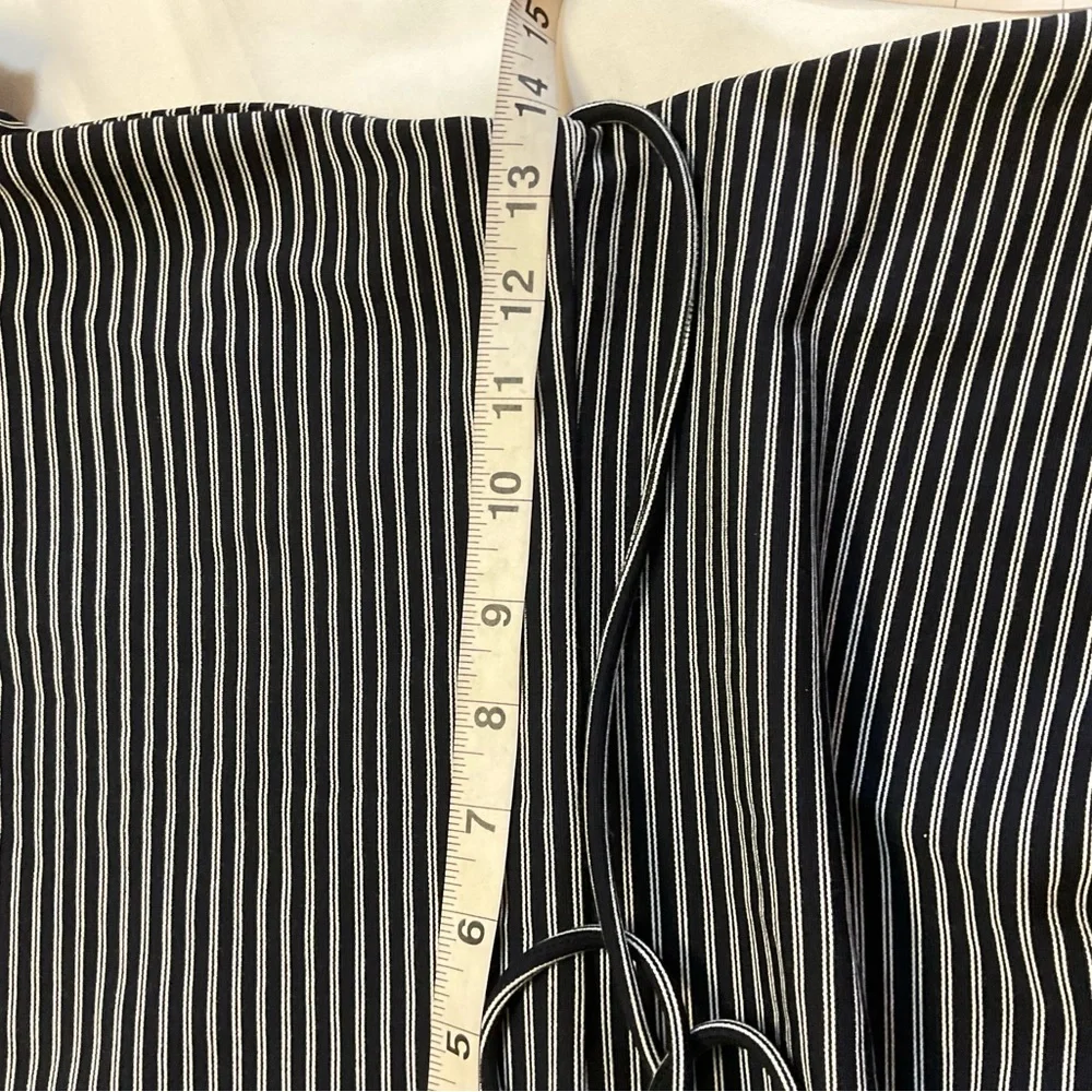 Club Monaco Striped Tie Waist Midi Dress Size S/P - Picture 8 of 11